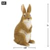 Curiously Cute Bunny Garden Figurine