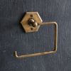 Antique Brass Towel Holder - Box Of 2