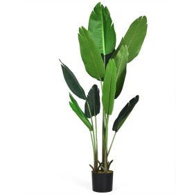 5.3 Feet Artificial Decorative Tropical Indoor-Outdoor Tree